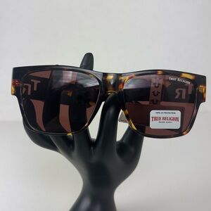True Religion Tortoise Shell Sunglasses with Brown Lenses